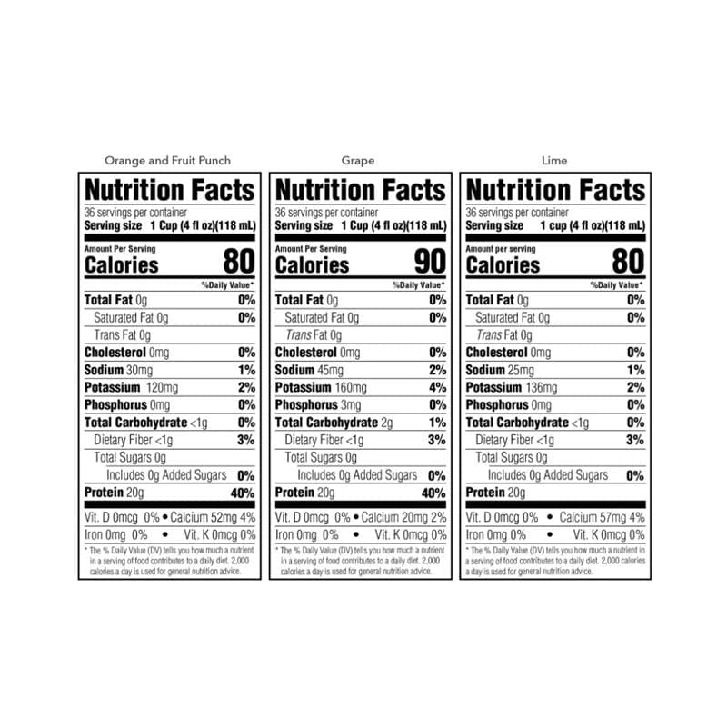 Medtrition Prosource Gelatein 20 S/F Fruit Punch Case of 36 - Nutrition >> Nutritional Supplements - Medtrition