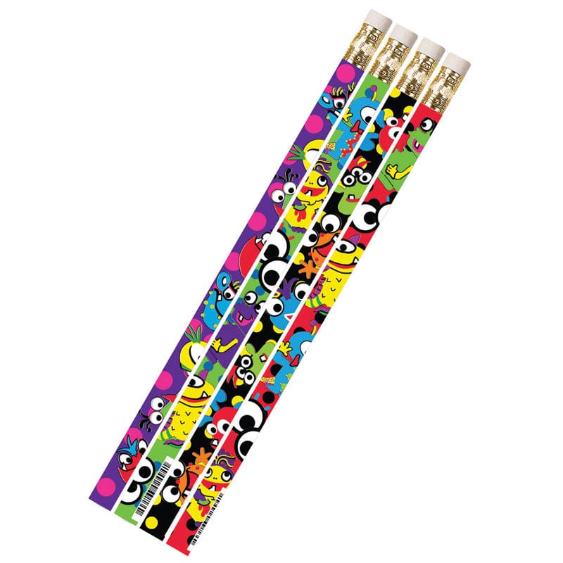 Mega Monsters 1Dz Pencils (Pack of 12) - Pencils & Accessories - Musgrave Pencil Co Inc