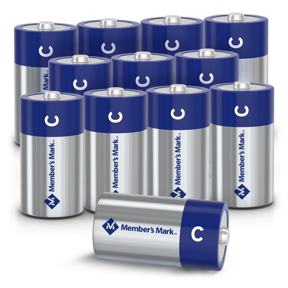 Member’s Mark Alkaline C Batteries (12 Pack) - Batteries - Member’s Mark