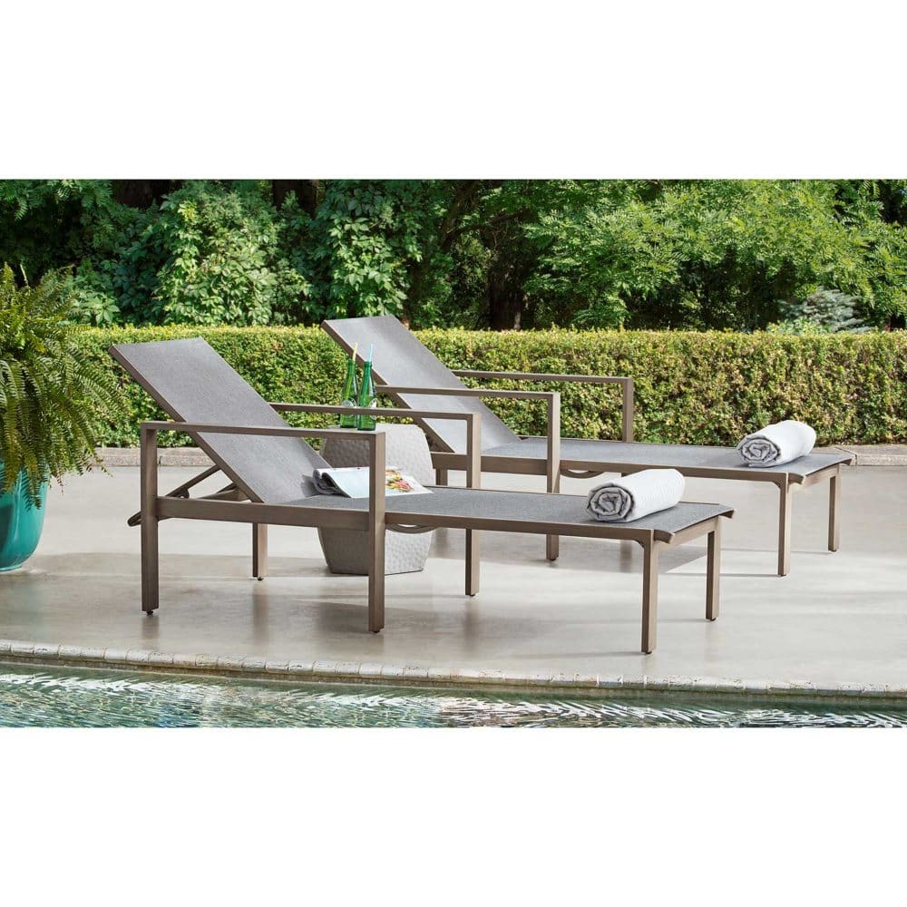 Member’s Mark Avondale Patio Chaise Lounge - 2 Pack - Outdoor Lounge Furniture - Member’s Mark