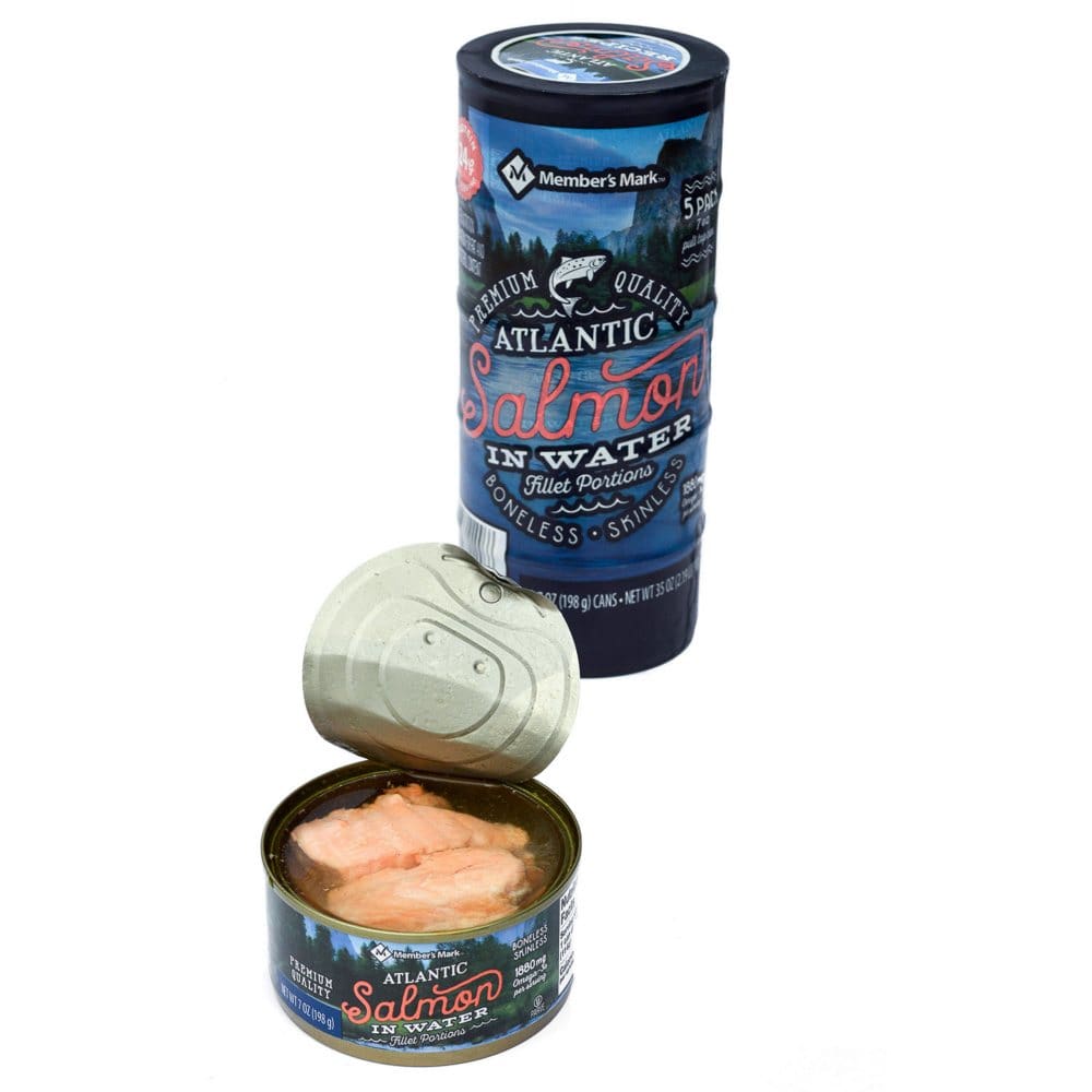 Member’s Mark Canned Atlantic Salmon (7 oz. 5 pk.) - Canned Foods & Goods - Member’s Mark