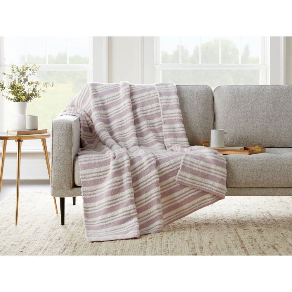 Member's Mark Cozy Knit Stripe Throw - 60