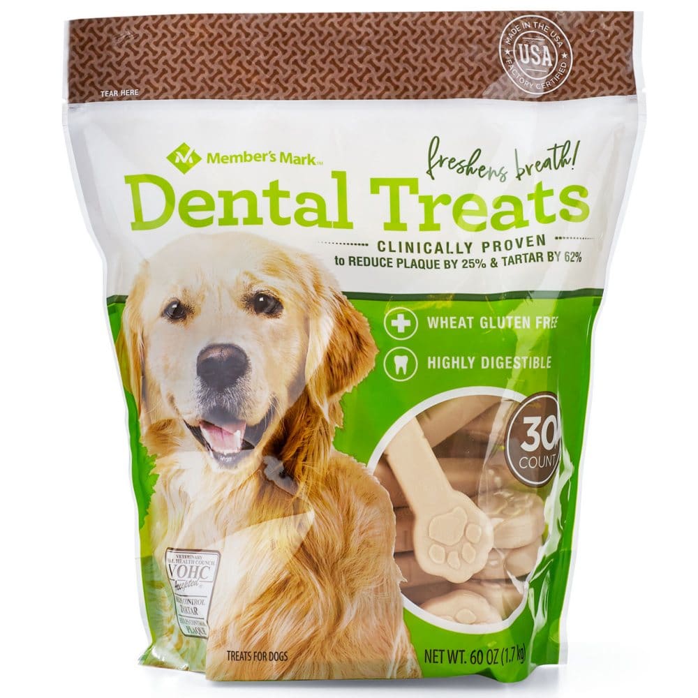 Member’s Mark Dental Chew Treats for Dogs (30 ct.) - Dog Food & Treats - Member’s Mark
