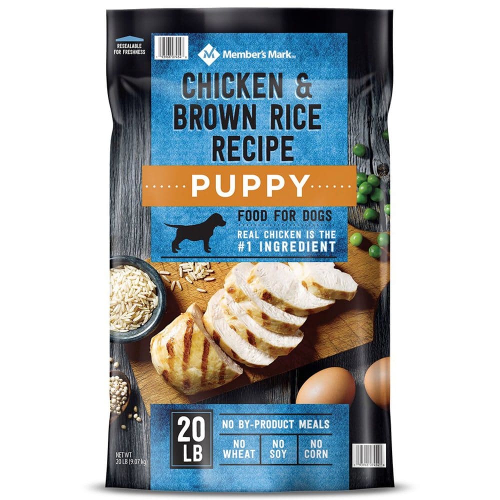 Member’s Mark Dry Puppy Food Chicken & Rice (20 lbs.) - Dog Food & Treats - Member’s Mark