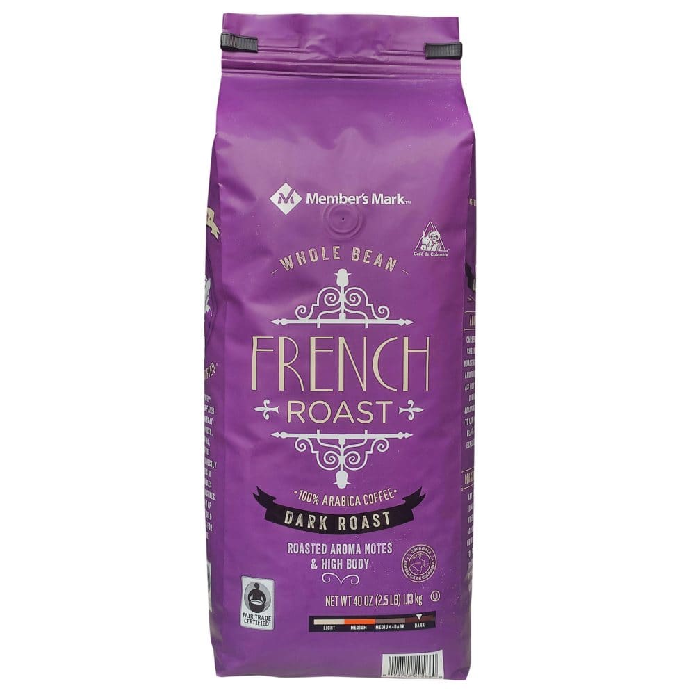 Member’s Mark French Roast Whole Bean Coffee (40 oz.) - Coffee Tea & Cocoa - Member’s Mark