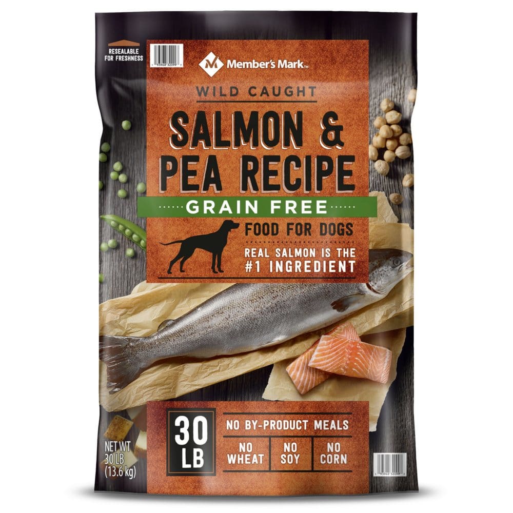Member’s Mark Grain-Free Adult Dry Dog Food Salmon & Pea Recipe (30 lbs.) - Dog Food & Treats - Member’s Mark
