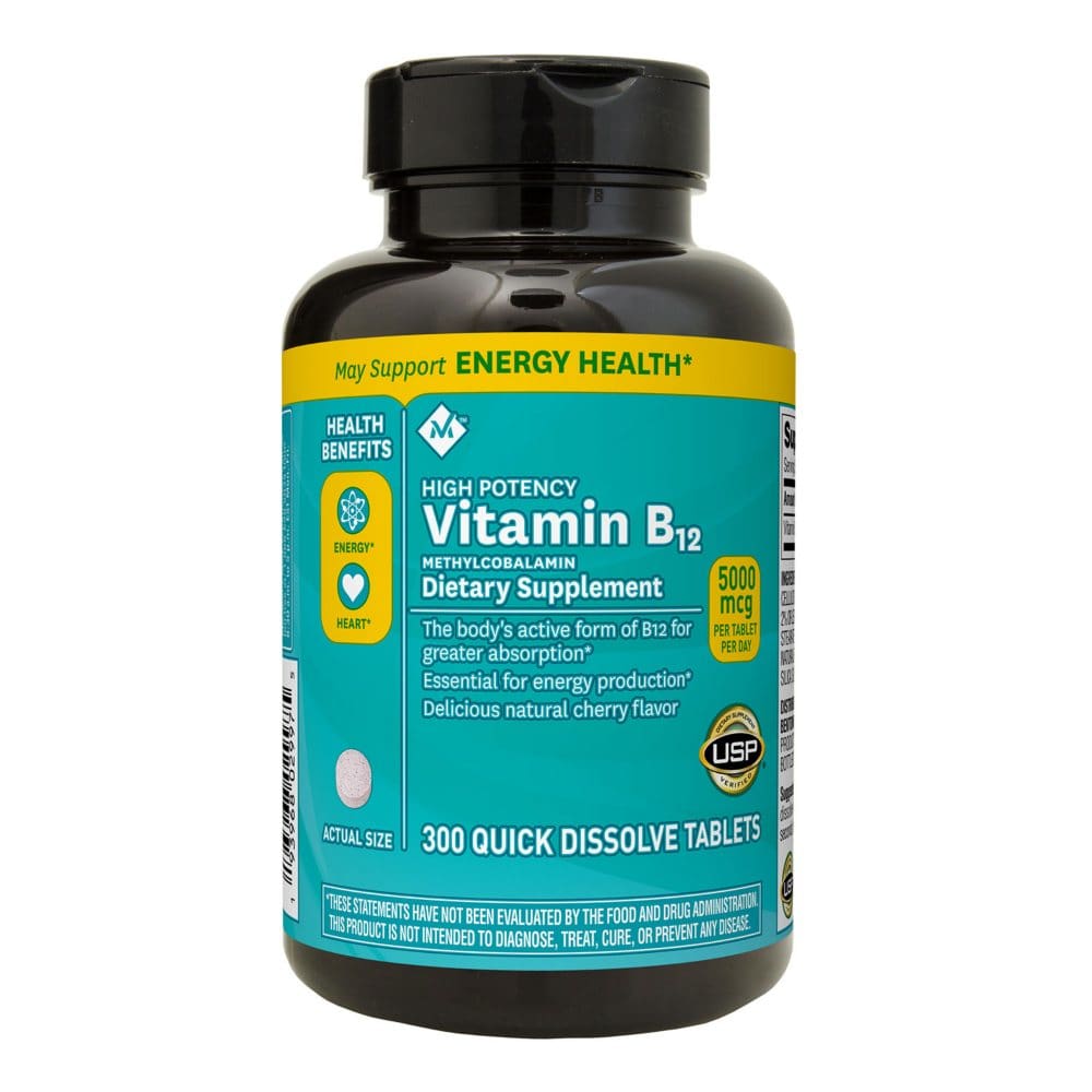 Member’s Mark High Potency Vitamin B12 Methylcobalamin (300 ct.) - Letter Vitamins - Member’s Mark