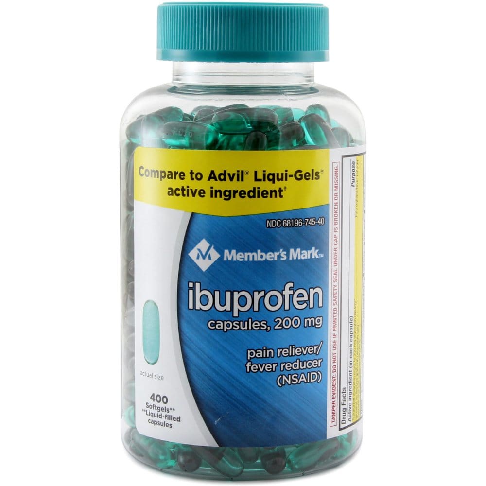 Member’s Mark Ibuprofen Softgels 200mg (400 ct.) - Pain Relief - Member’s Mark