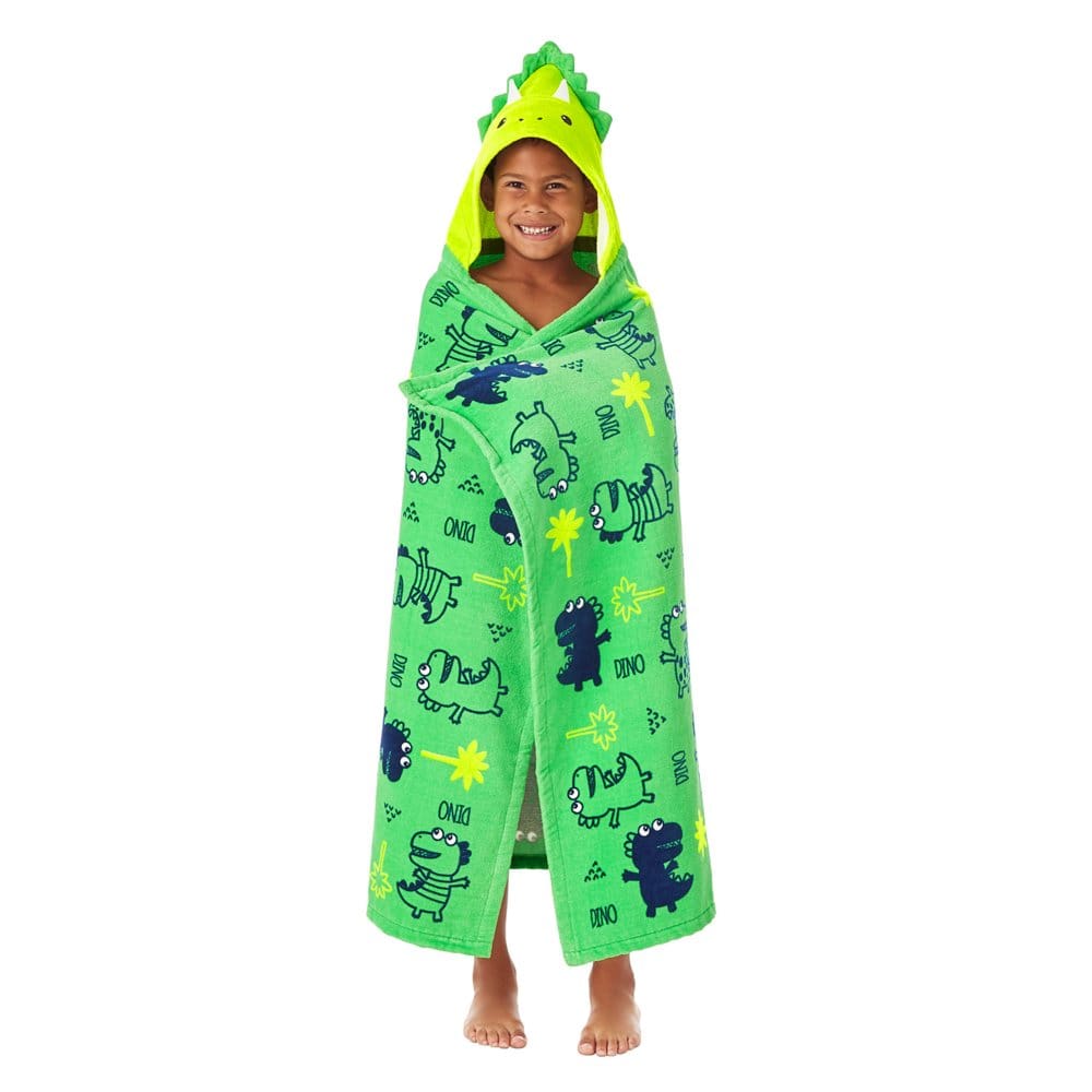 Member’s Mark Kids’ Hooded Beach Towel with Hand Pockets (Assorted Designs) - Fresh New Spring - Member’s Mark