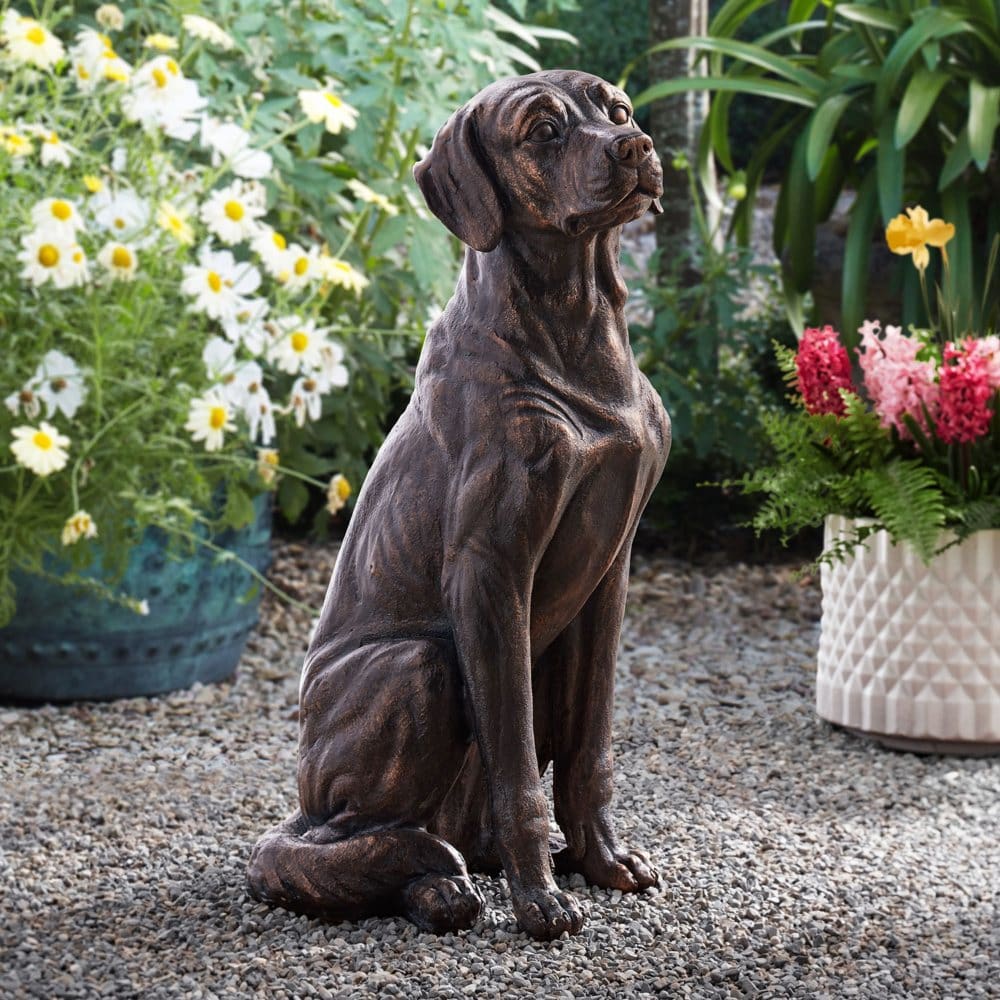Member’s Mark Sitting Labrador Dog Statue - The Front Porch - Member’s Mark