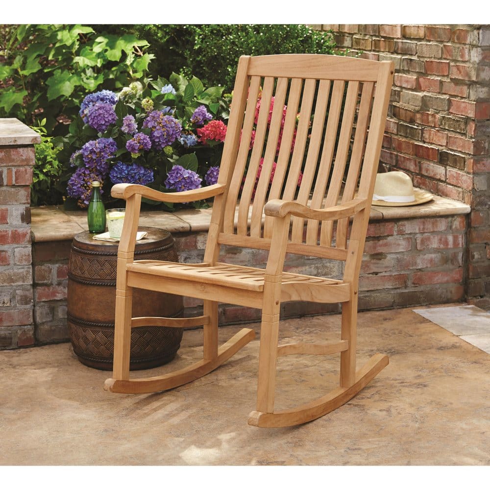 Member's Mark Teak Porch Rocker | ShelHealth