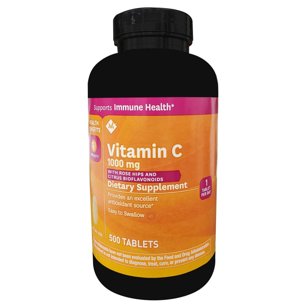 Member’s Mark Vitamin C 1000 mg. with Rosehips and Citrus Bioflavonoids (500 ct.) - Letter Vitamins - Member’s Mark