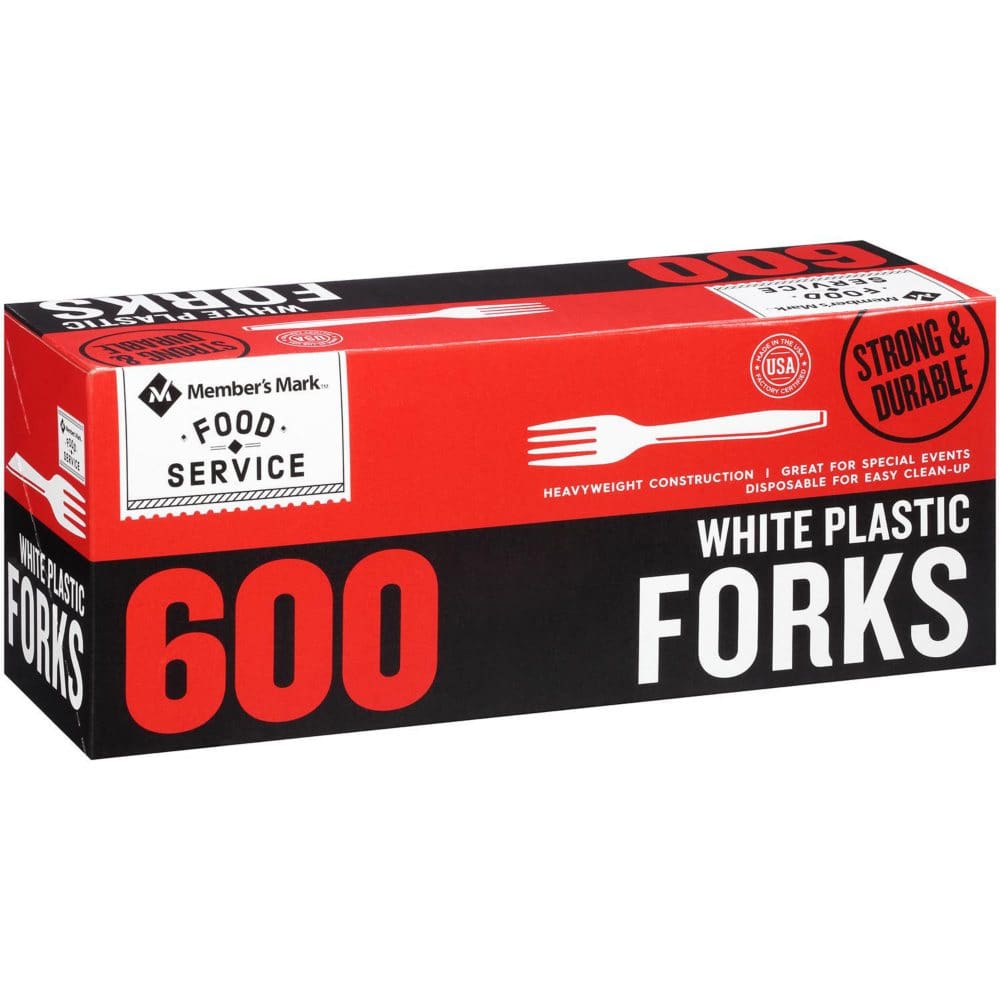 Member’s Mark White Plastic Forks (600 ct.) - Disposable Tableware - Member’s Mark