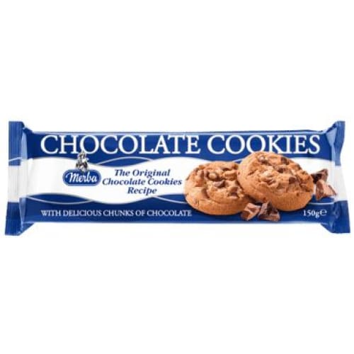 MERBA Chocolate Flavour Cookies 5.29 oz. (150 g.) - Merba