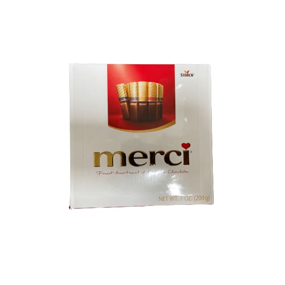 Merci Merci Finest Assorted Chocolate Candy Gift Box, 7.04 Oz
