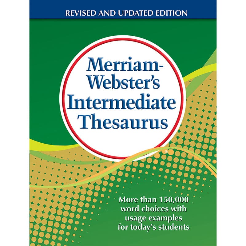Merriam Websters Intermediate Thesaurus Hardcover (Pack of 2) - Reference Books - Merriam - Webster Inc.