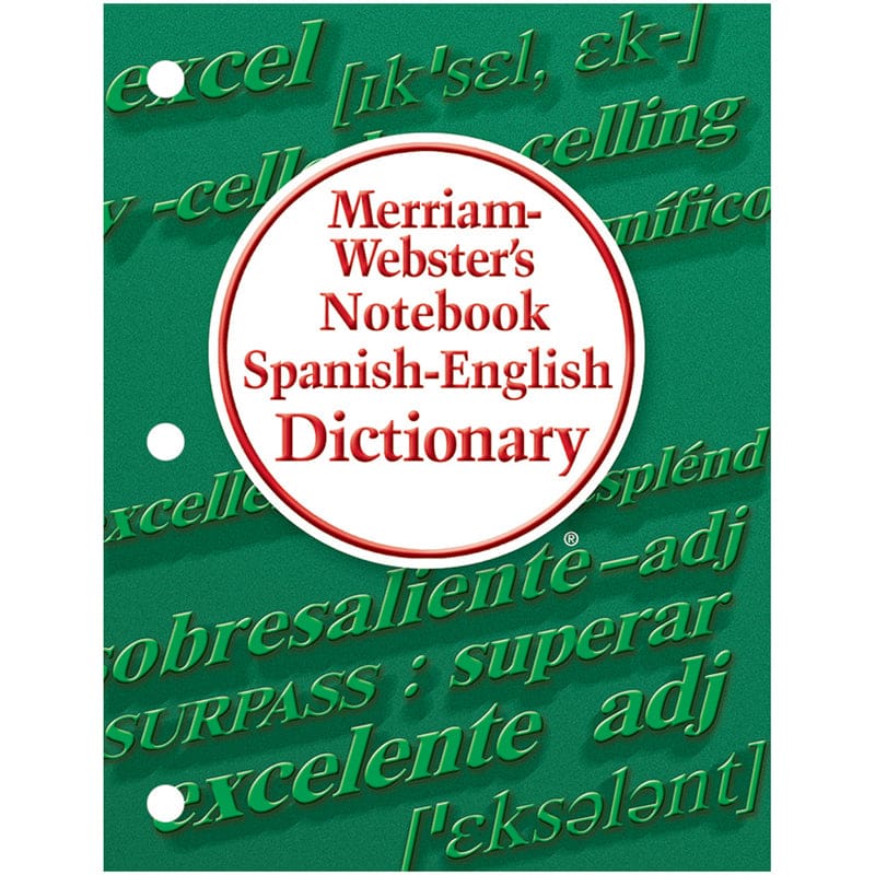 Merriam Websters Notebook Spanish English Dictionary (Pack of 10) - Spanish Dictionary - Merriam - Webster Inc.