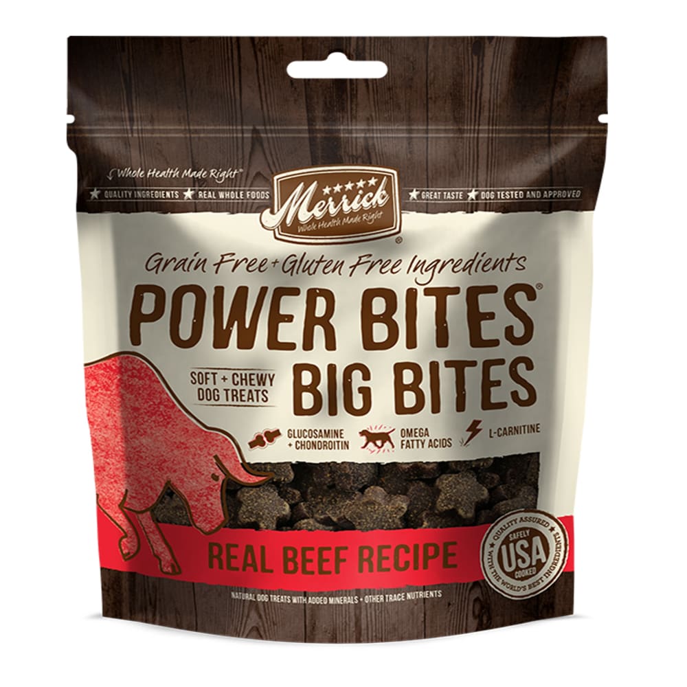 Merrick Big Bites Real Beef Recipe 6 Oz.(Case Of 6) - Pet Supplies - Merrick