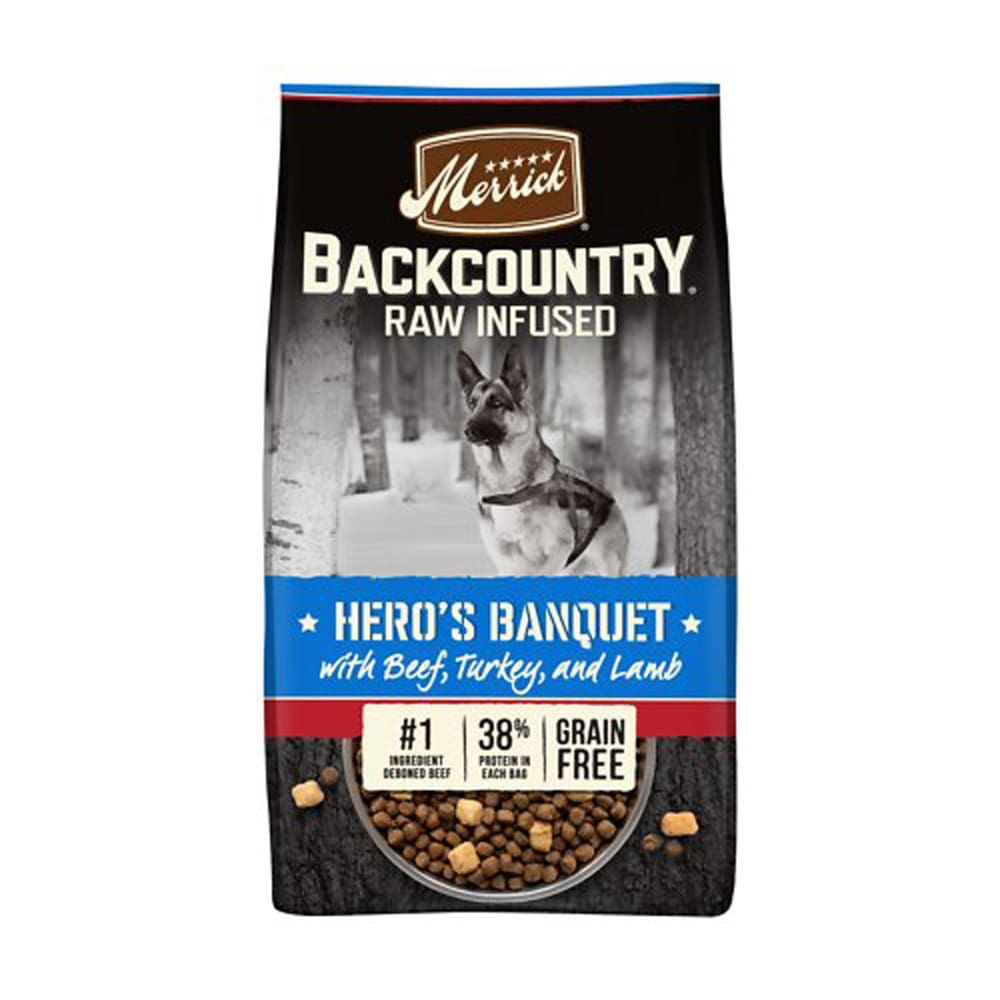 Merrick Dog Backcountry Grain Free Hero Banquet 20Lb - Pet Supplies - Merrick