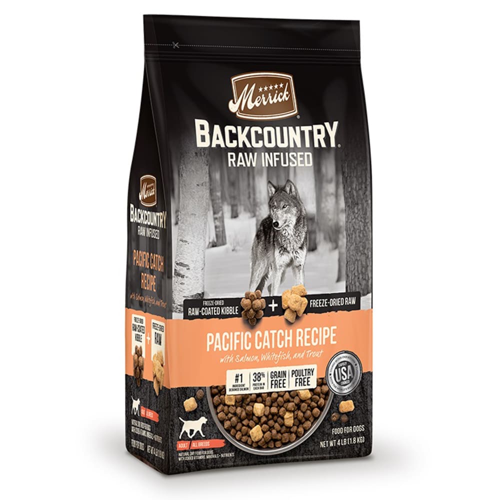 MERRICK DOG BACKCOUNTRY PACIFIC CATCH 4LB - Pet Supplies - MERRICK