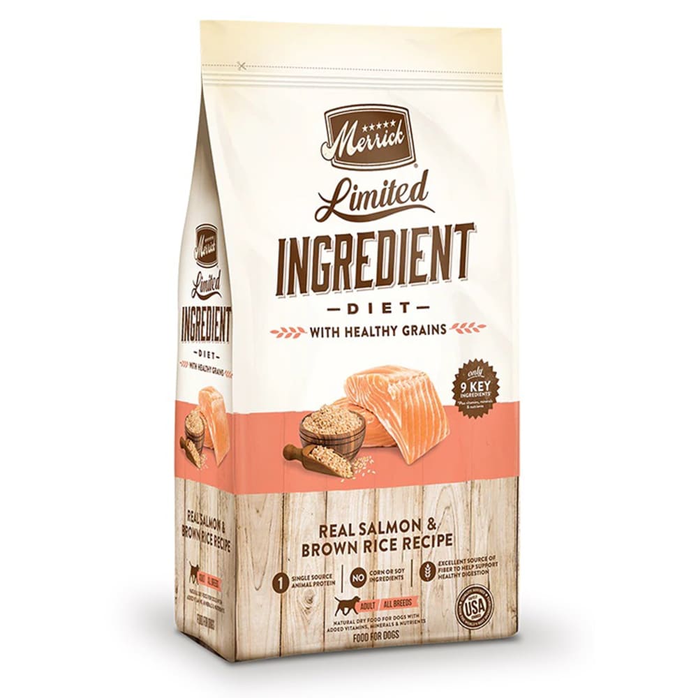 Merrick Dog Limited Ingredient Salmon and Brown Rice 22Lb - Pet Supplies - Merrick