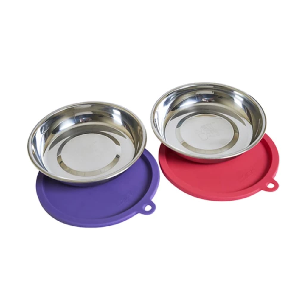 Messy Mutts Cat Bowl Lid 1.75 Cup Set 2 Pack - Pet Supplies - Messy Mutts
