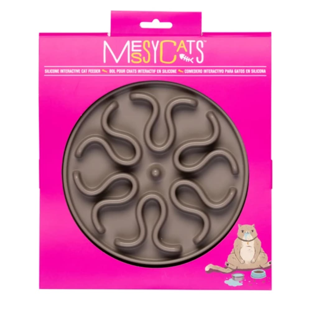 Messy Mutts Cat Silicone Interactive Feeder Large - Pet Supplies - Messy Mutts