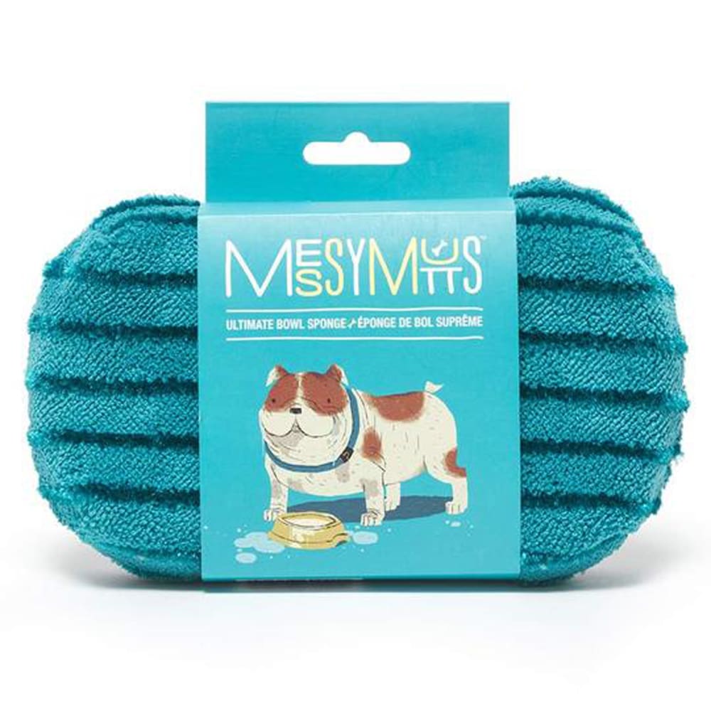 Messy Mutts Dog Bowl Sponge Blue - Pet Supplies - Messy Mutts