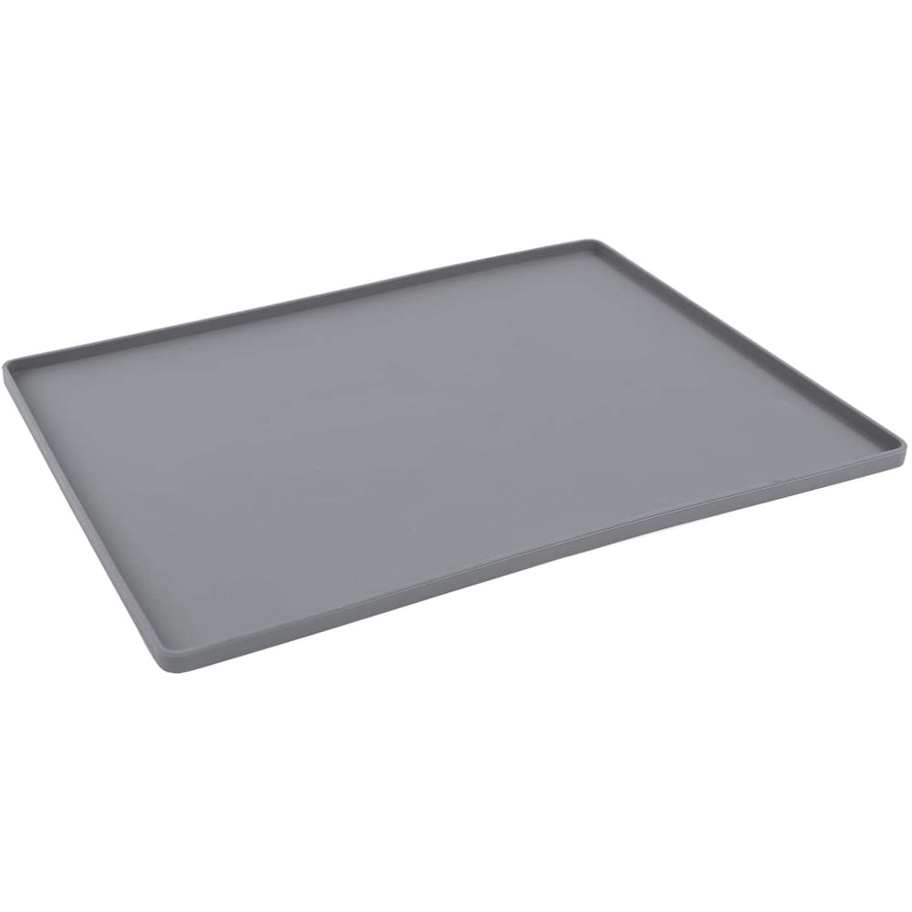 Messy Mutts Dog Cat Bowl Mat Silicone Cool Grey - Pet Supplies - Messy Mutts