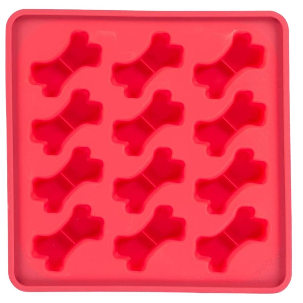 Messy Mutts Dog Framed Silicone Treat Making Mold 10In X 10In Watermelon - Pet Supplies - Messy Mutts