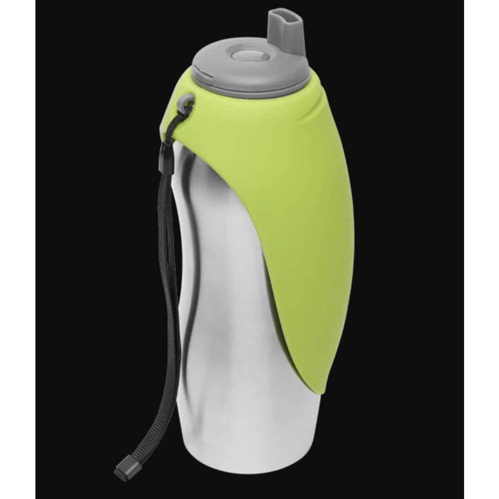 Messy Mutts Dog Travel Water Bottle Bowl Green - Pet Supplies - Messy Mutts
