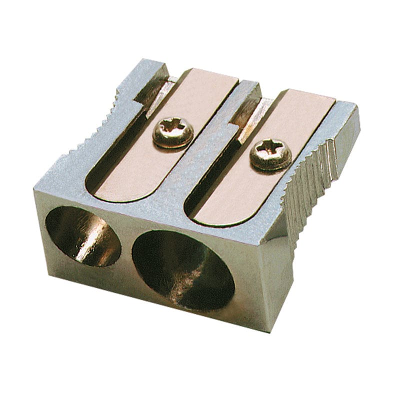 Metal 2-Hole Pencil Sharpener (Pack of 12) - Pencils & Accessories - Charles Leonard