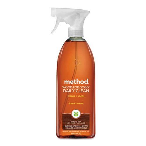 Method Daily Wood Cleaner 28 Oz Spray Bottle 8/carton - Janitorial & Sanitation - Method®