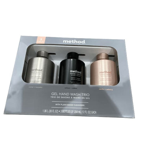 Method Method Gel Hand Wash Trio, 3 x 12 fl. oz.