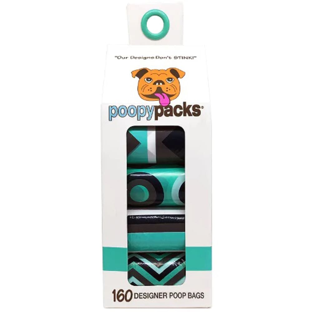 Metro Paws Poopy Packs Seafoam Poop Bag 8Ct - Pet Supplies - Metro Paws