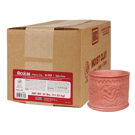 Mexican Pottery Clay 25Lb - Clay & Clay Tools - American Art Clay