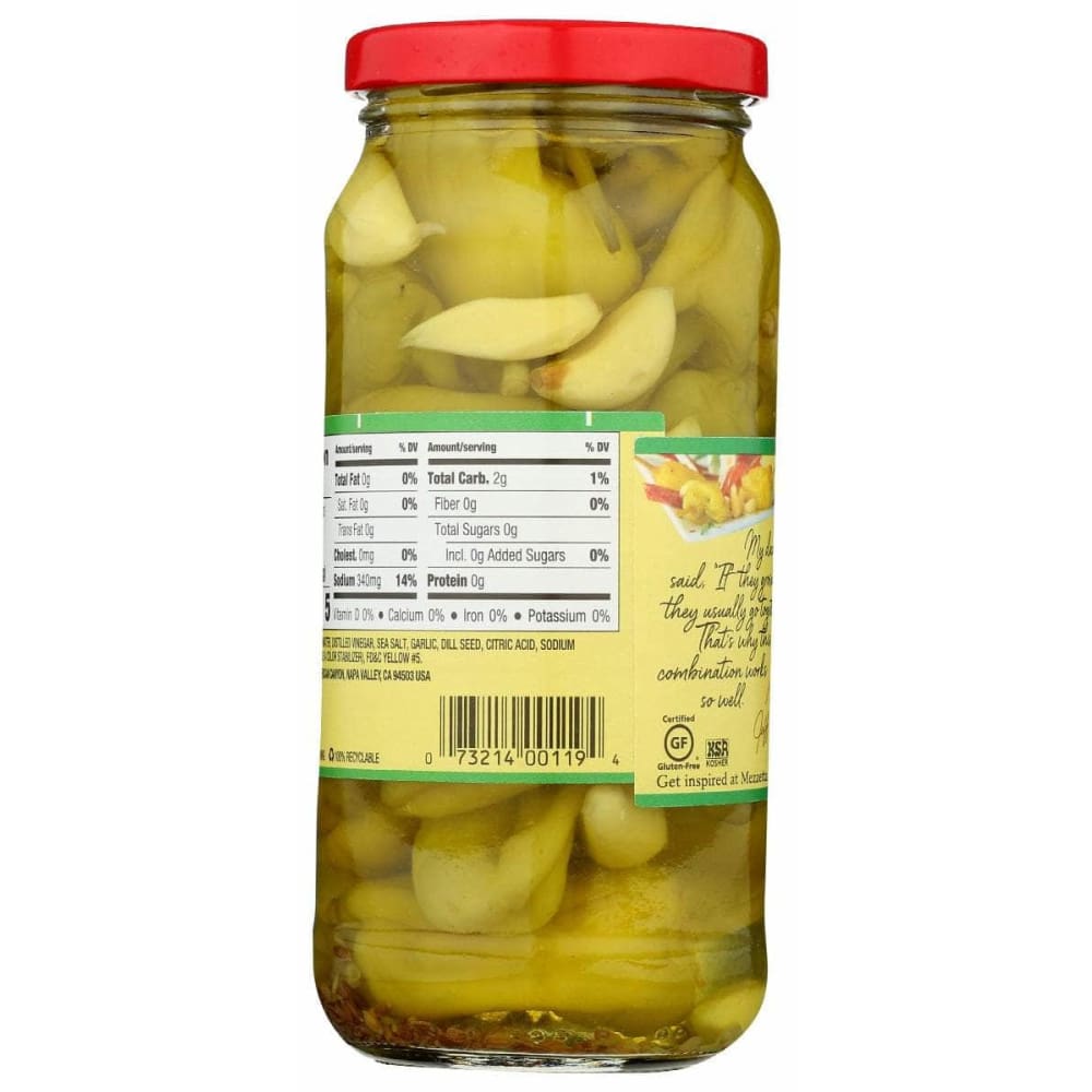 MEZZETTA Mezzetta Garlic And Dill Peperoncini, 16 Oz