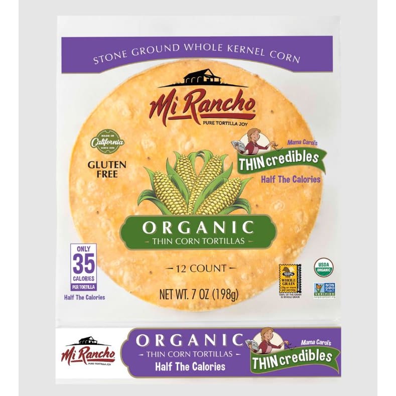 MI RANCHO: Organic Corn Thincredibles Tortilla 7 oz - Grocery > Bread - MI RANCHO