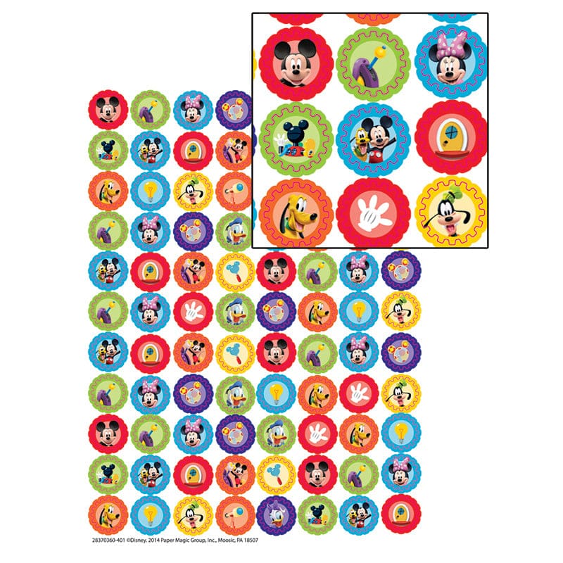 Mickey Mouse Clubhouse Gears Mini Stickers (Pack of 12) - Stickers - Eureka
