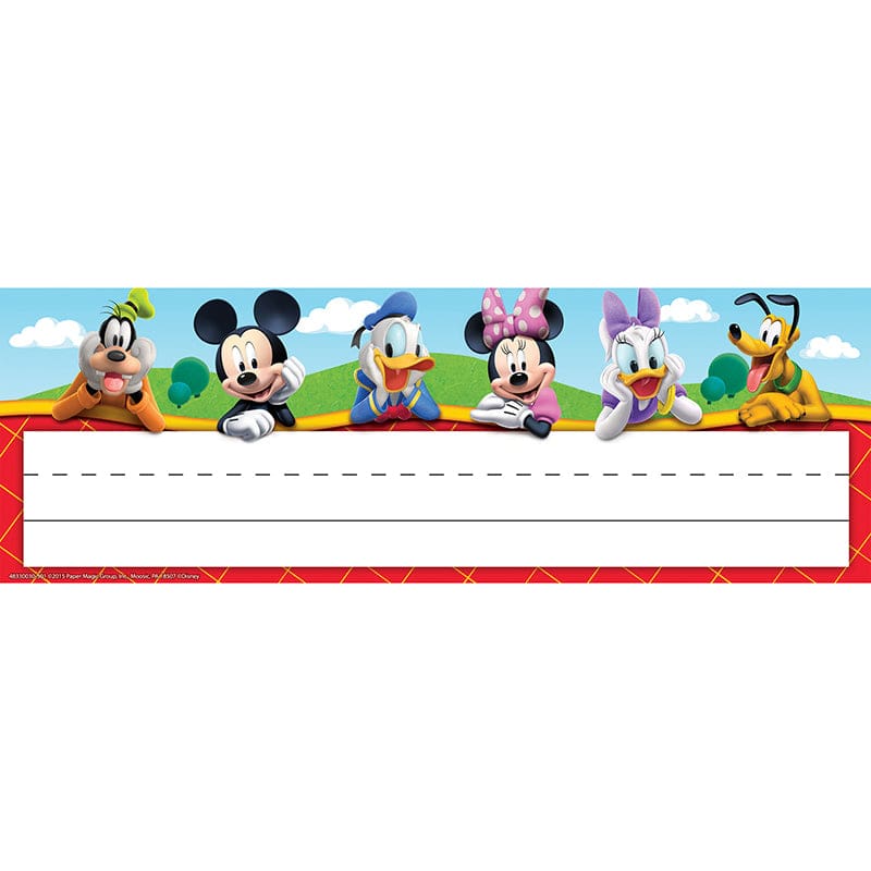Mickey Mouse Clubhouse Name Plates (Pack of 6) - Name Plates - Eureka