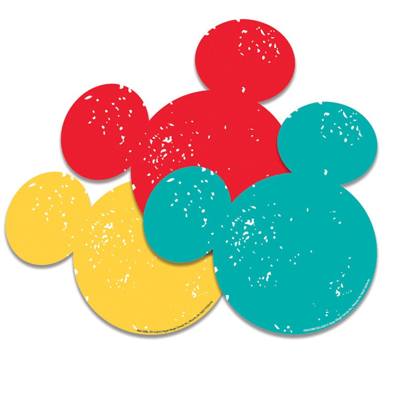 Mickey Mouse Paper Cut Outs (Pack of 8) - Accents - Eureka
