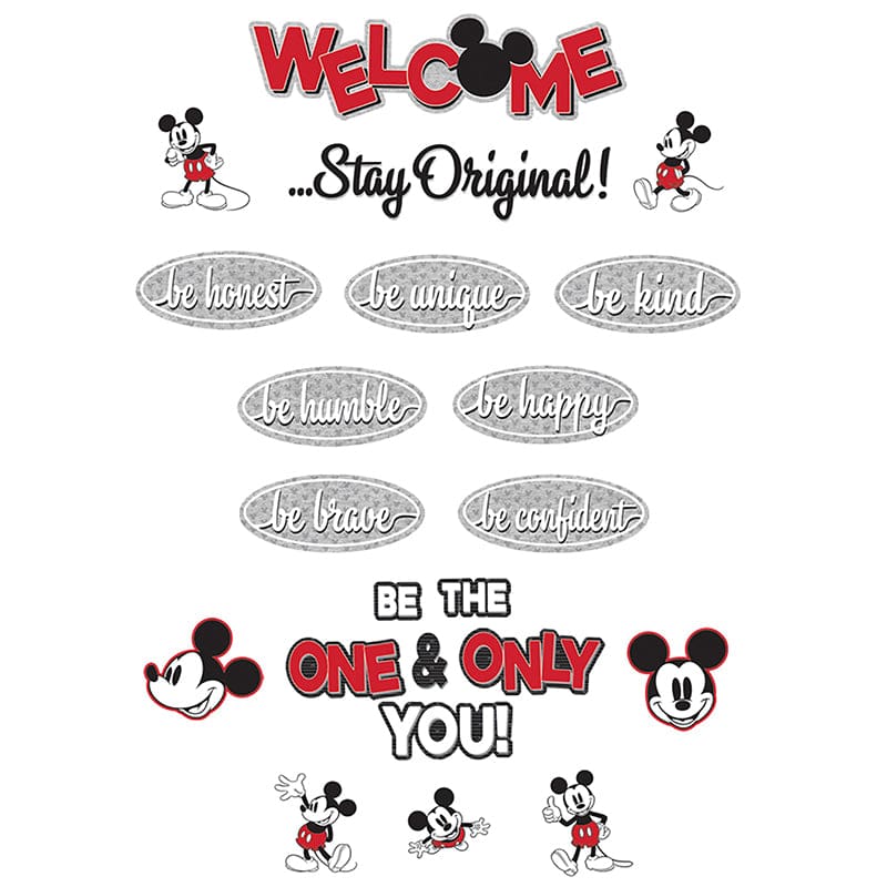 Mickey Mouse Throwback Mini Bbs Stay Original (Pack of 6) - Classroom Theme - Eureka