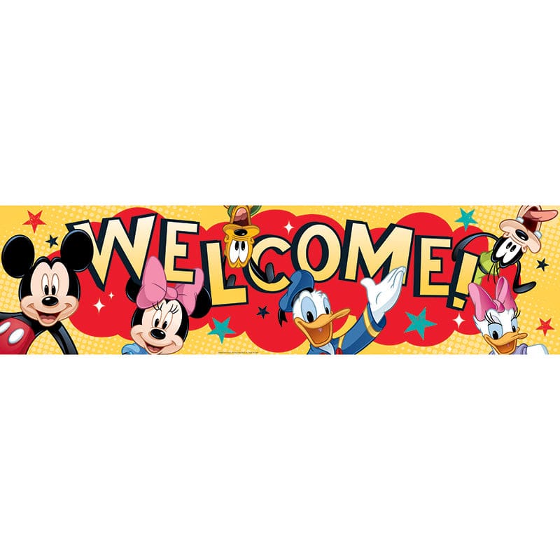 Mickey Welcome Classroom Banner (Pack of 10) - Banners - Eureka