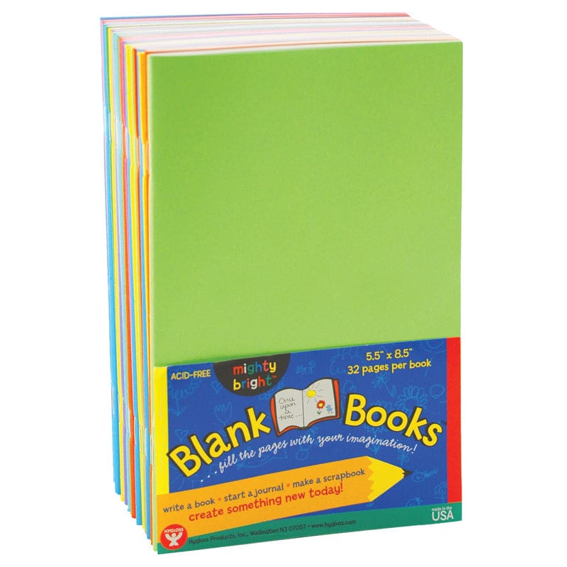Mighty Bright Books 5 1/2 X 8 1/2 32 Pages 20 Books Assorted Colors - Note Books & Pads - Hygloss Products Inc.