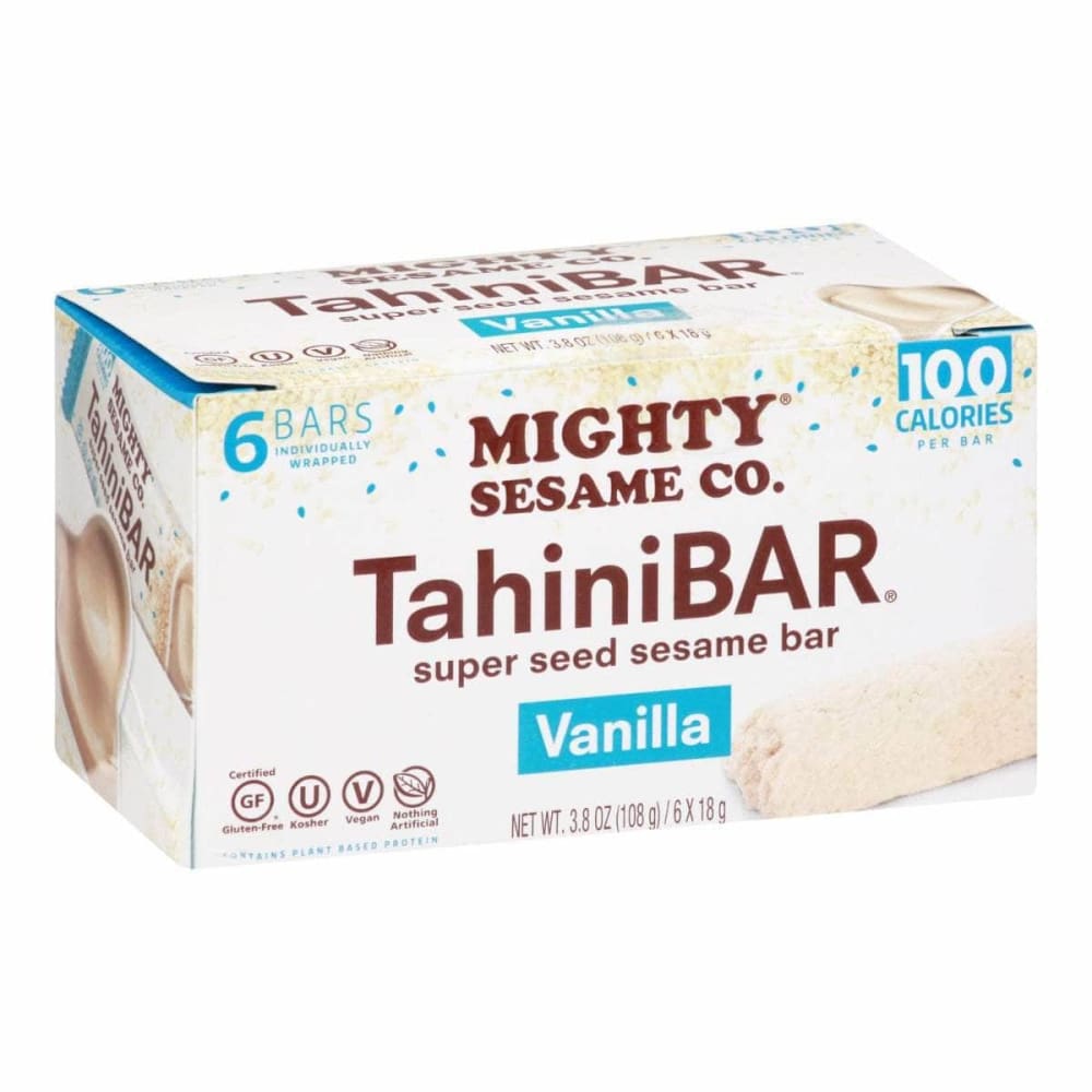 MIGHTY SESAME CO Grocery > Snacks MIGHTY SESAME CO: Vanilla TahiniBar, 3.8 oz