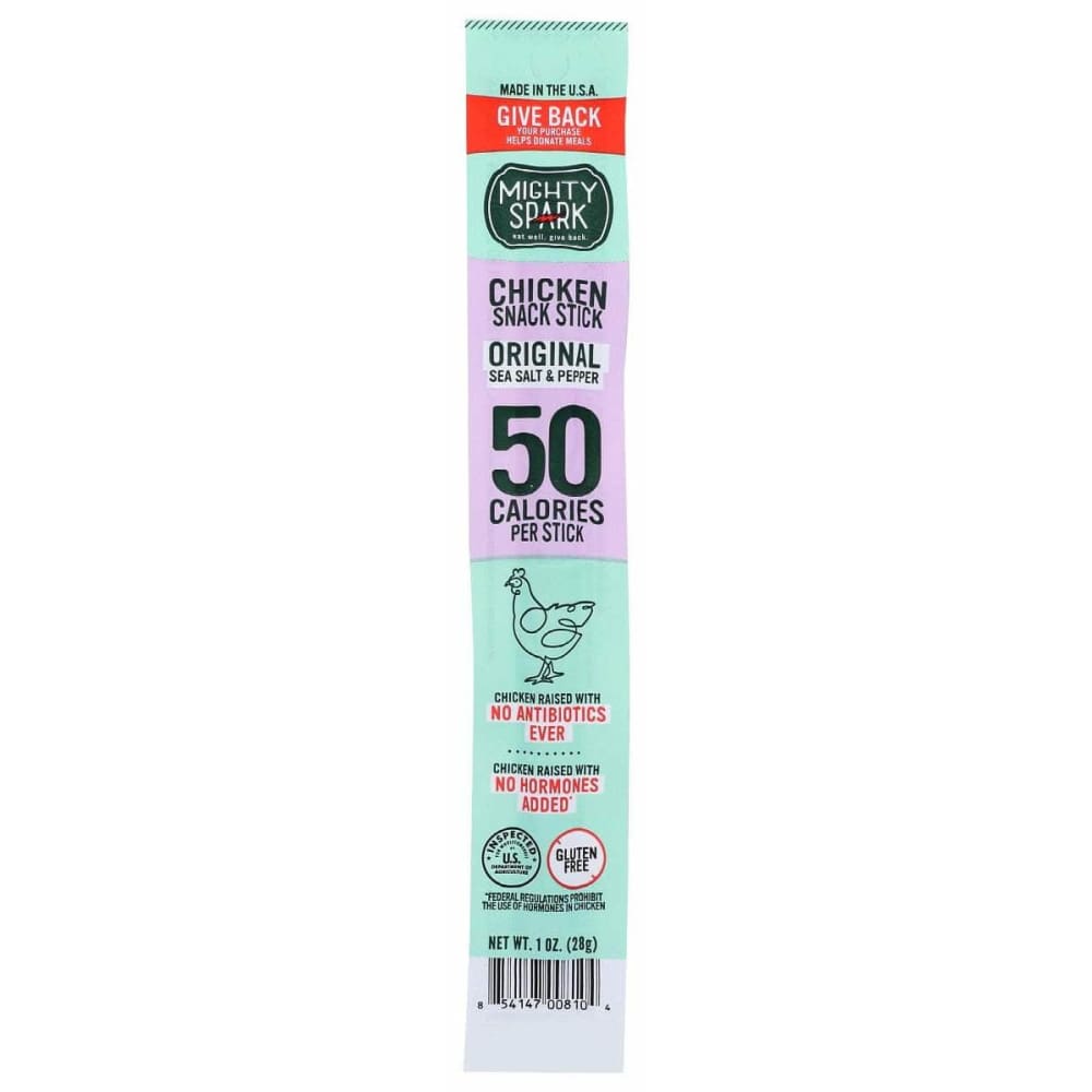 MIGHTY SPARK Grocery > Pantry > Meat Poultry & Seafood MIGHTY SPARK: Stick Snk Sea Salt Pepper, 1 oz
