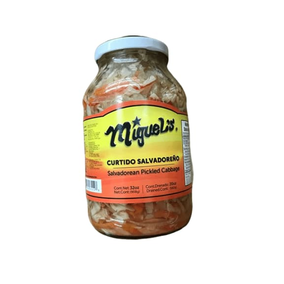Miguel's Curtido Salvadoreno, Salvadorean Pickled Cabbage, 32 oz - ShelHealth.Com