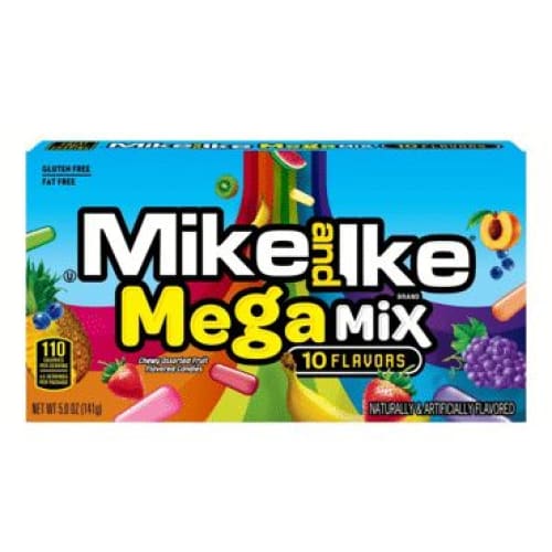 Mike and Ike Mega Mix 10 Flavors Gummies 4.97 oz (141 g) - MIKE AND IKE