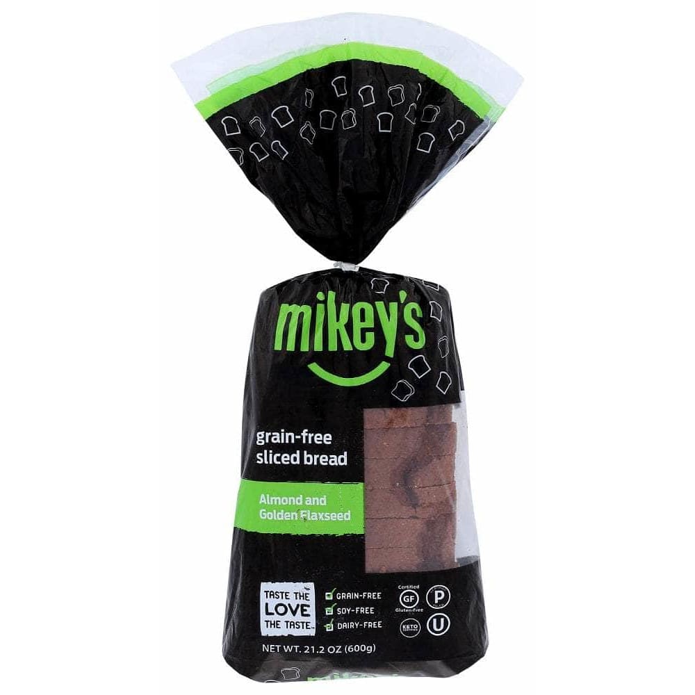 Mikeys Mikeys Almond and Golden Flaxseed Grain Free Sliced Bread, 21.2 oz