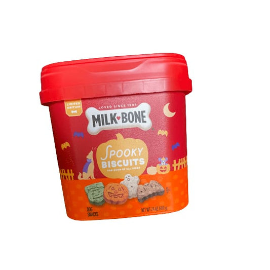 Milk-Bone Milk-Bone Spooky Biscuits, Halloween Dog Treats, 24oz